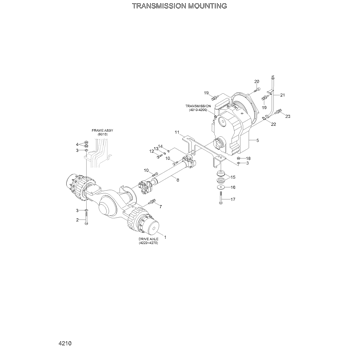 81FT-30030 Hyundai HCE DRIVE AXLE ASSY