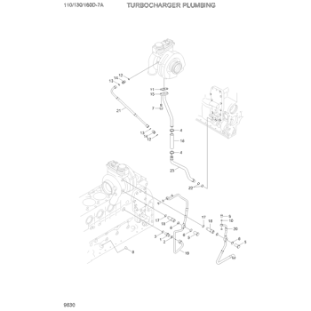 3957942 Hyundai HCE SCREW-BANJO