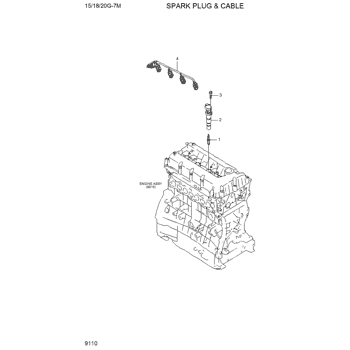 18842-08060 Hyundai HCE PLUG ASSY-SPARK