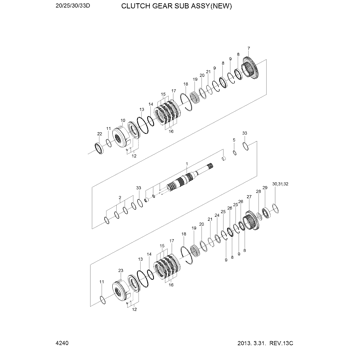 20/25/30/33D-7 DRIVE AXLE ASSY(OLD) EPC Hyundai HCE online 20/25/30/33D-7 DRIVE AXLE ASSY(OLD) EPC Hyundai HCE online