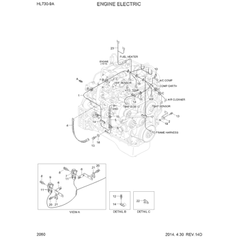 HL730-9A CAB ELECTRIC 2 EPC Hyundai HCE online