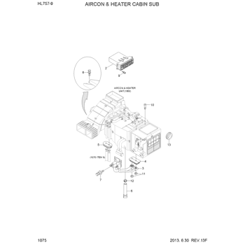 HL757-9 AIRCON & HEATER UNIT EPC Hyundai HCE online