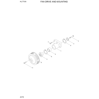 XKDE-01316 Hyundai HCE PULLEY-FAN