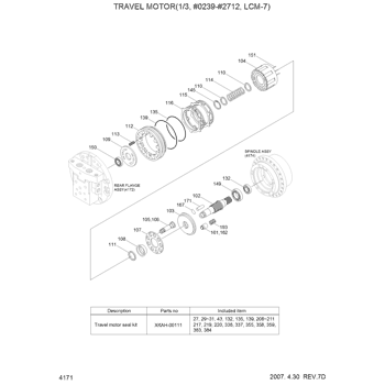 R140LC-7 TRAVEL REDUCTION GEAR(TYPE 2) EPC Hyundai HCE online R140LC-7 TRAVEL REDUCTION GEAR(TYPE 2) EPC Hyundai HCE online