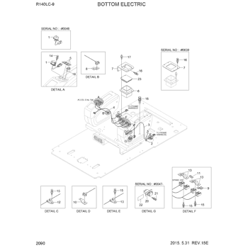 21Q6-10501 Hyundai HCE HARNESS-LH CONSOLE