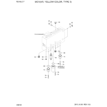 R210LC-7 SWING MOTOR(#1938-) EPC Hyundai HCE online