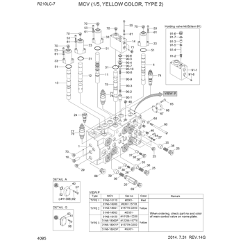 R210LC-7 SWING MOTOR(#1938-) EPC Hyundai HCE online