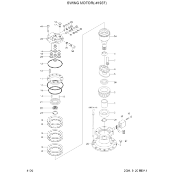 R210LC-7 SWING MOTOR(#1938-) EPC Hyundai HCE online