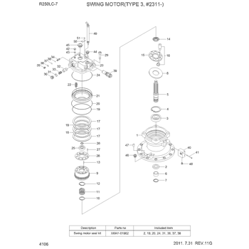 XKAY-01959 Hyundai HCE PISTON KIT