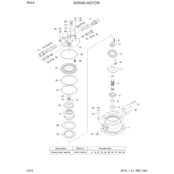 31M9-10131 Hyundai HCE SWING MOTOR UNIT | Caterpillar