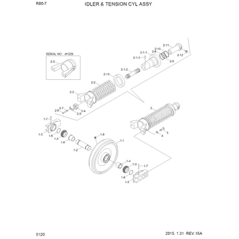 81N1-15011 Hyundai HCE ADJUST COMPONENT