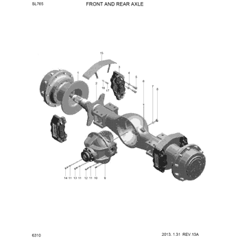 SL765 TRANSMISSION ASSEMBLY 4 EPC Hyundai HCE online | Caterpillar