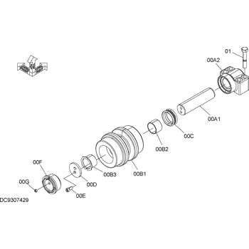 ROLLER;UPPER 9305980 - Hitachi | AVSpare.com