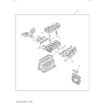 ZX110-3 ISUZU DIESEL ENGINE 4JJ1 PARTS CATALOG