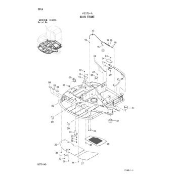 ZX60USB-3 * HYDRAULIC EXCAVATOR PARTS CATALOG