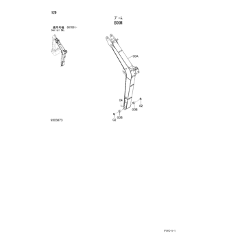 ZX27-3 * HYDRAULIC EXCAVATOR PARTS CATALOG