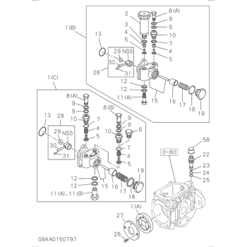 ZX70 ISUZU DIESEL ENGINE 4JG1 PARTS CATALOG