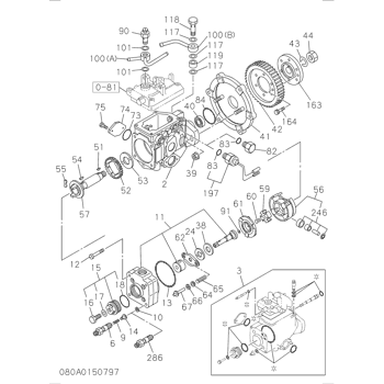 ZX70 ISUZU DIESEL ENGINE 4JG1 PARTS CATALOG