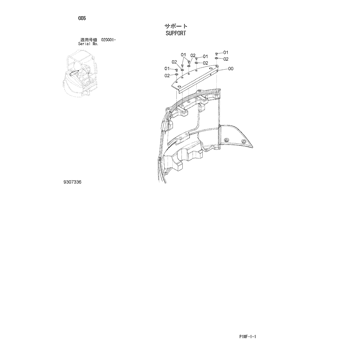 ZX35U-3 * HYDRAULIC EXCAVATOR PARTS CATALOG