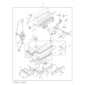 ZX200-5G ISUZU DIESEL ENGINE 6BG1 PARTS CATALOG