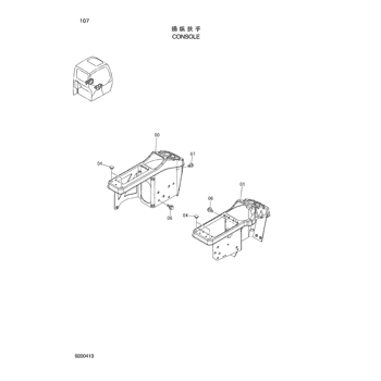 ZX60-HCMC [AYE] * HYDRAULIC EXCAVATOR PARTS CATALOG