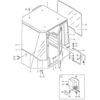 DOOR ASSY,LH 26196-70371 - Hitachi | AVSpare.com DOOR ASSY,LH 26196-70371 - Hitachi | AVSpare.com