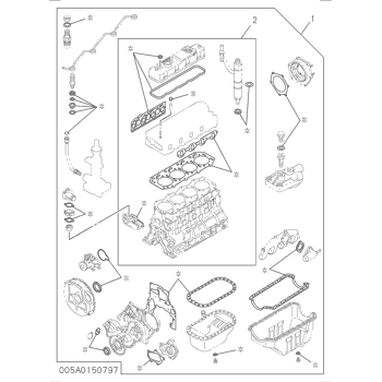 ZX70 ISUZU DIESEL ENGINE 4JG1 PARTS CATALOG