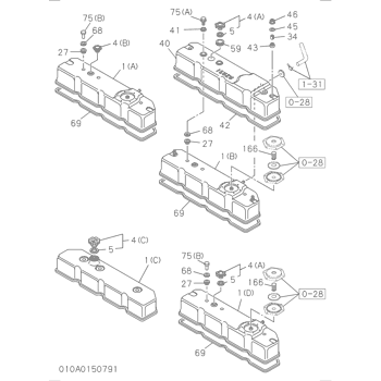 GASKET; HD COVER 9111790300 - Hitachi | AVSpare.com