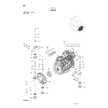 ZX27-3 * HYDRAULIC EXCAVATOR PARTS CATALOG