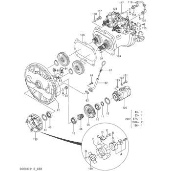 PUMP;GEAR 4676993 - Hitachi | AVSpare.com