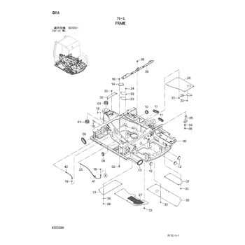 ZX27-3 * HYDRAULIC EXCAVATOR PARTS CATALOG