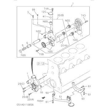 BOLT; COVER,OIL PUMP 9058208350 - Hitachi | AVSpare.com