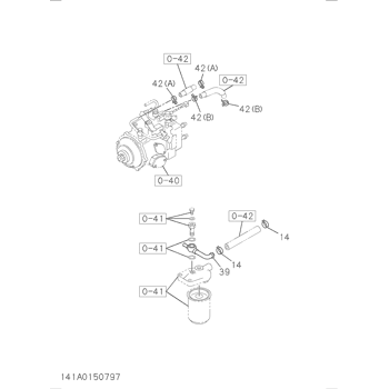 ZX70 ISUZU DIESEL ENGINE 4JG1 PARTS CATALOG