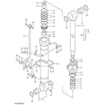 CYLINDER 4698938 - Hitachi | AVSpare.com