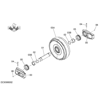 IDLER 7057342 - Hitachi | AVSpare.com