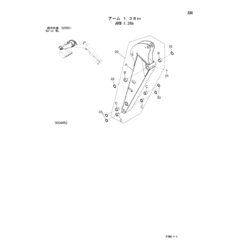 ZX40U-3 * HYDRAULIC EXCAVATOR PARTS CATALOG