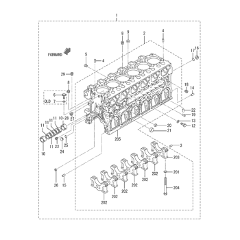 EX1200-5C * S6R-Y2TAA-2 Diesel Engine PARTS CATALOG