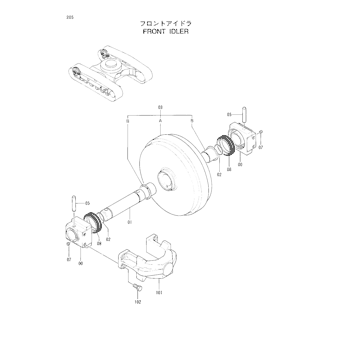IDLER ASS'Y 9143388 - Hitachi | AVSpare.com IDLER ASS'Y 9143388 - Hitachi | AVSpare.com