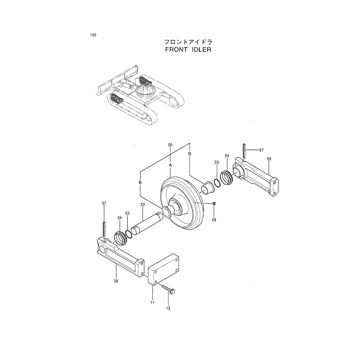 FRONT IDLER 9133370 - Hitachi | AVSpare.com