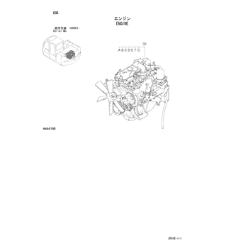 ZX60-HCMC * HYDRAULIC EXCAVATOR PARTS CATALOG : CHINA SPEC.