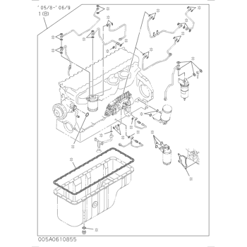 ZX330 ISUZU DIESEL ENGINE 6HK1 PARTS CATALOG