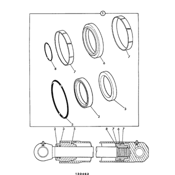 JCB Lift Seal Kit