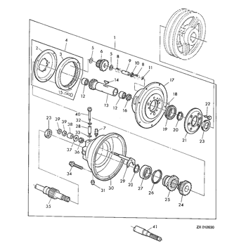 Parts AZ49013 Deere scheme