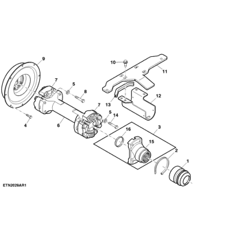 RE70472 John Deere Torsional Damper :: AVS.Parts