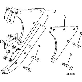 1350 - PLOW, MOLDBOARD (SEMI-INTEGRAL) CUSHION ROLLING COULTER 430 MM, 455  MM, AND 510 MM (17, 18, AND 20) PLAIN; 430 MM, 455 MM, AND 51 EPC John  Deere A12450 AG online 