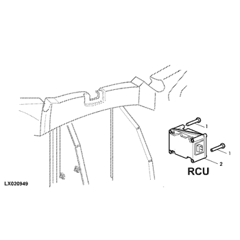 vg12331 - FUSE BOX, FUSE BOX fits John Deere