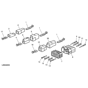 6320 - TRACTOR FUSE BOX / SYMBOLS (OPEN OPERATOR'S STATION) EPC John Deere  AL181849 AG online 