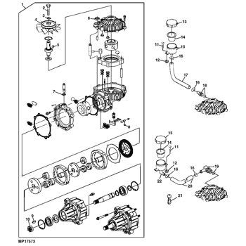 John Deere Transmission Tca13327