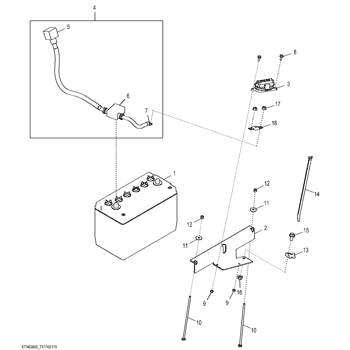 Fuse Box AT405059 - Deere