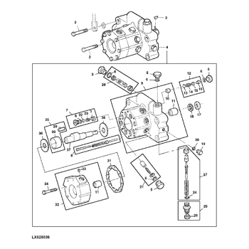 Hydraulic Pump AR103036 - Deere | AVSpare.com